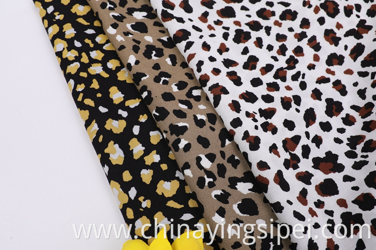 Eco-friendly challis custom printed fabric design shirt print fabrics